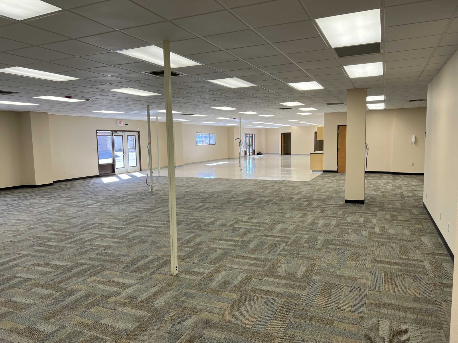 Part of Vista Field Development Building A's interior space.