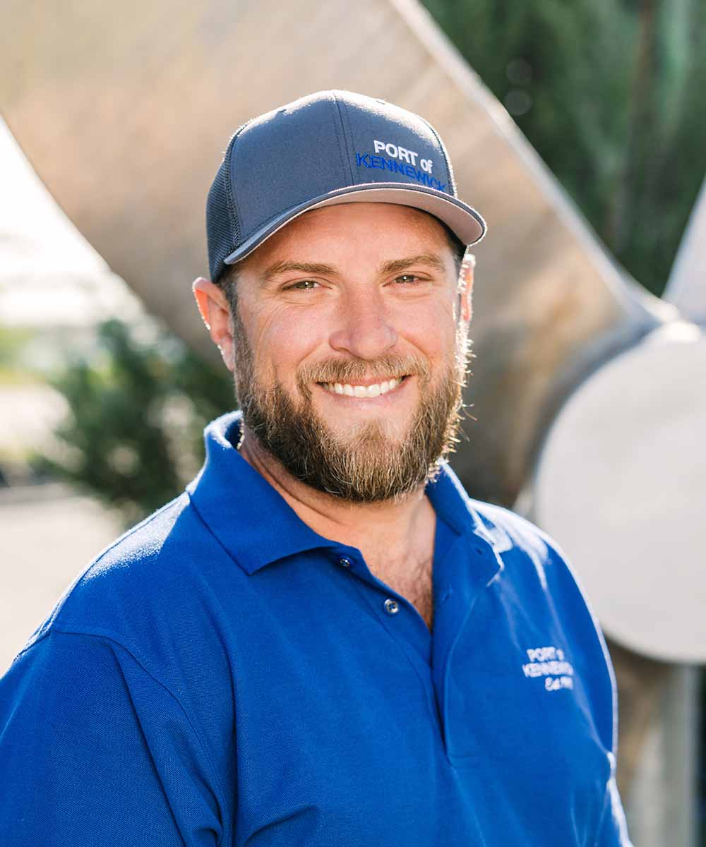 Portrait of Port employee Chad Purdy.
