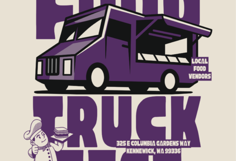 Food Truck Fest Flyer at Columbia Gardens Artisan Village 5.3.26