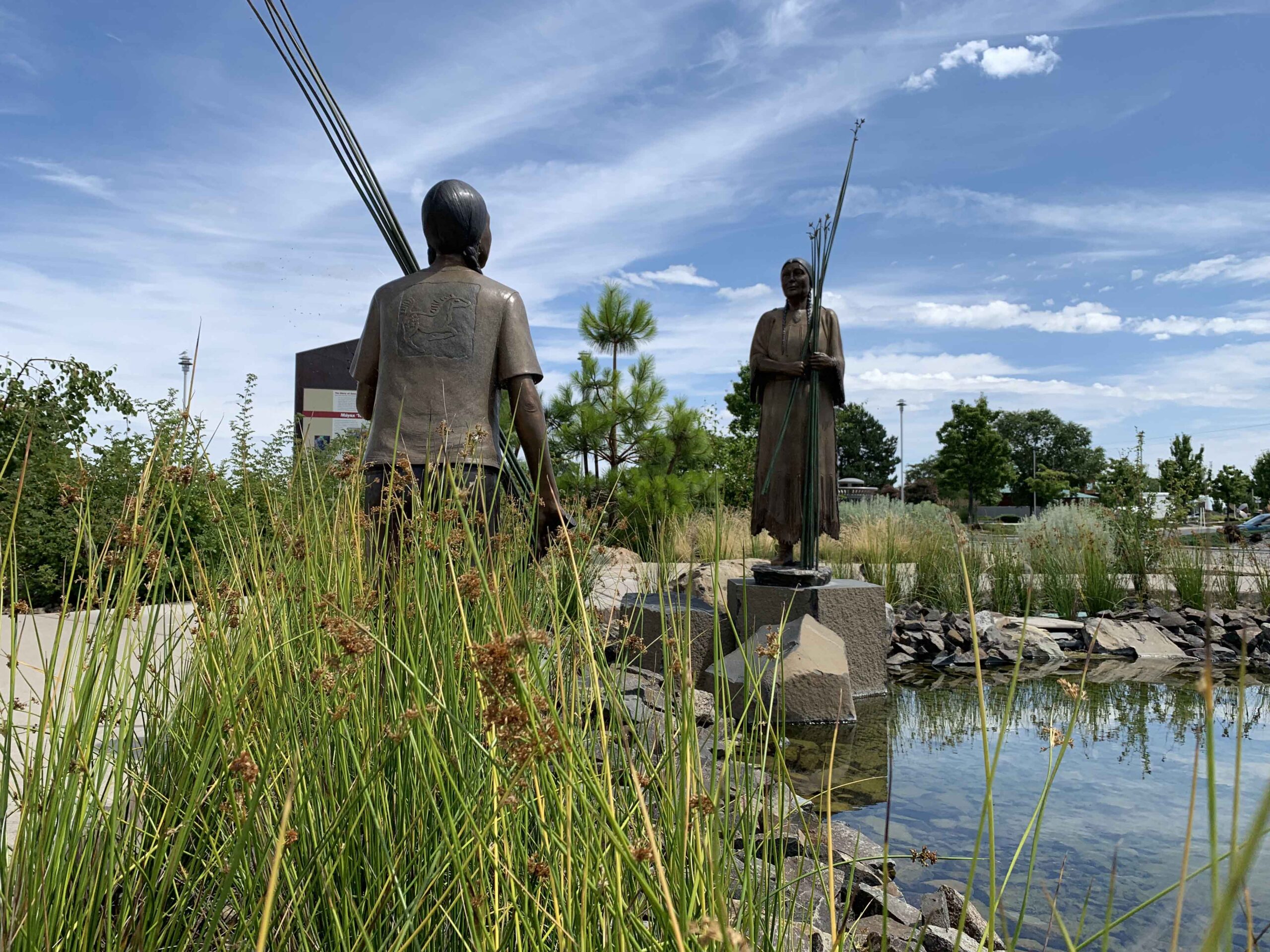 “Wiyák̉uktpa” (The Gathering Place) art installation “Wiyák̉uktpa” (The Gathering Place) art installation