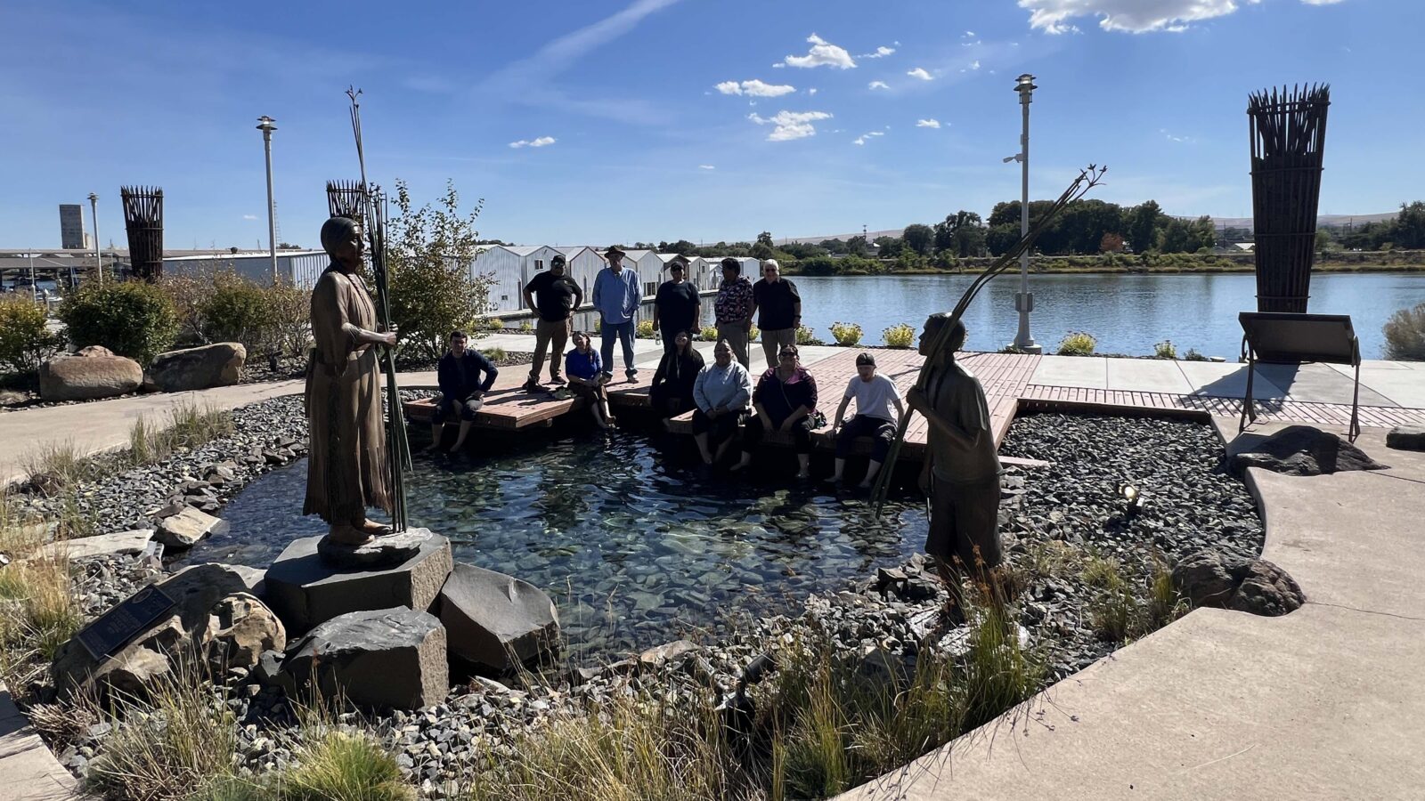 Tamástslikt Cultural Institute staff training on Clover Island