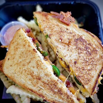 Jalapeño popper grilled cheese sandwich (The Local Bite)