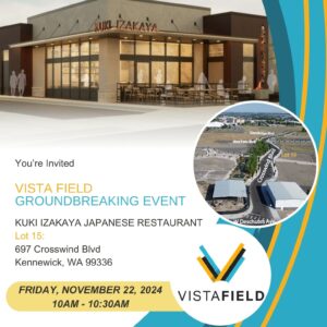 Vista Field Groundbreaking Event poster