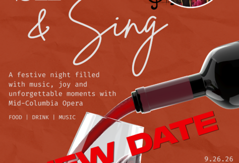 New Date Sip & Sing 9.26.26 Event Flyer