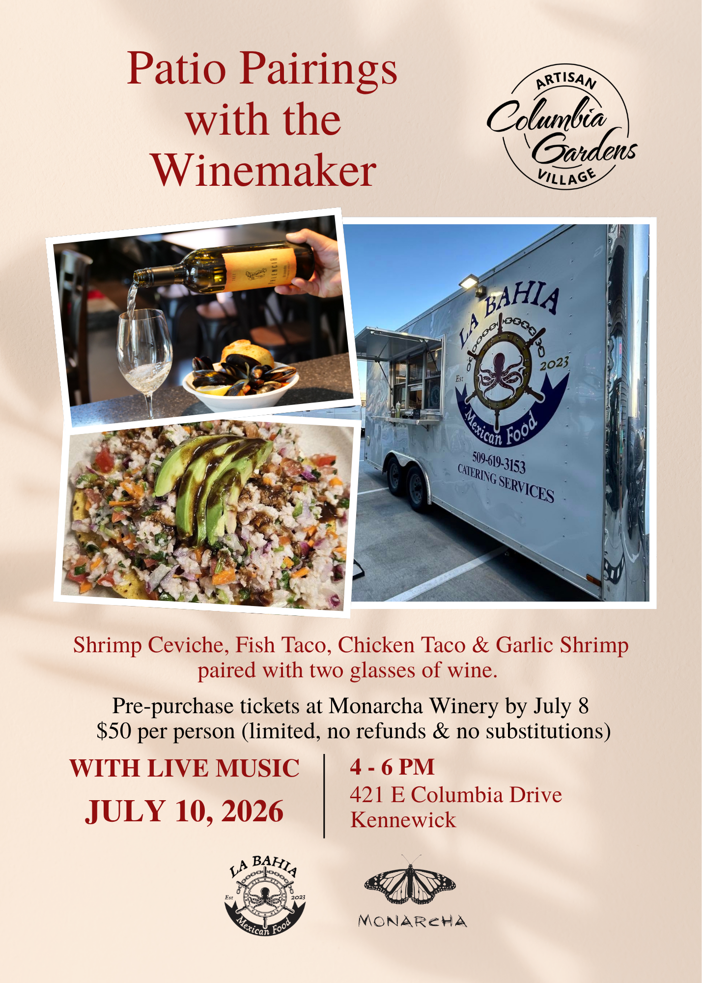 Patio Pairings with the Winemaker 7.10.26