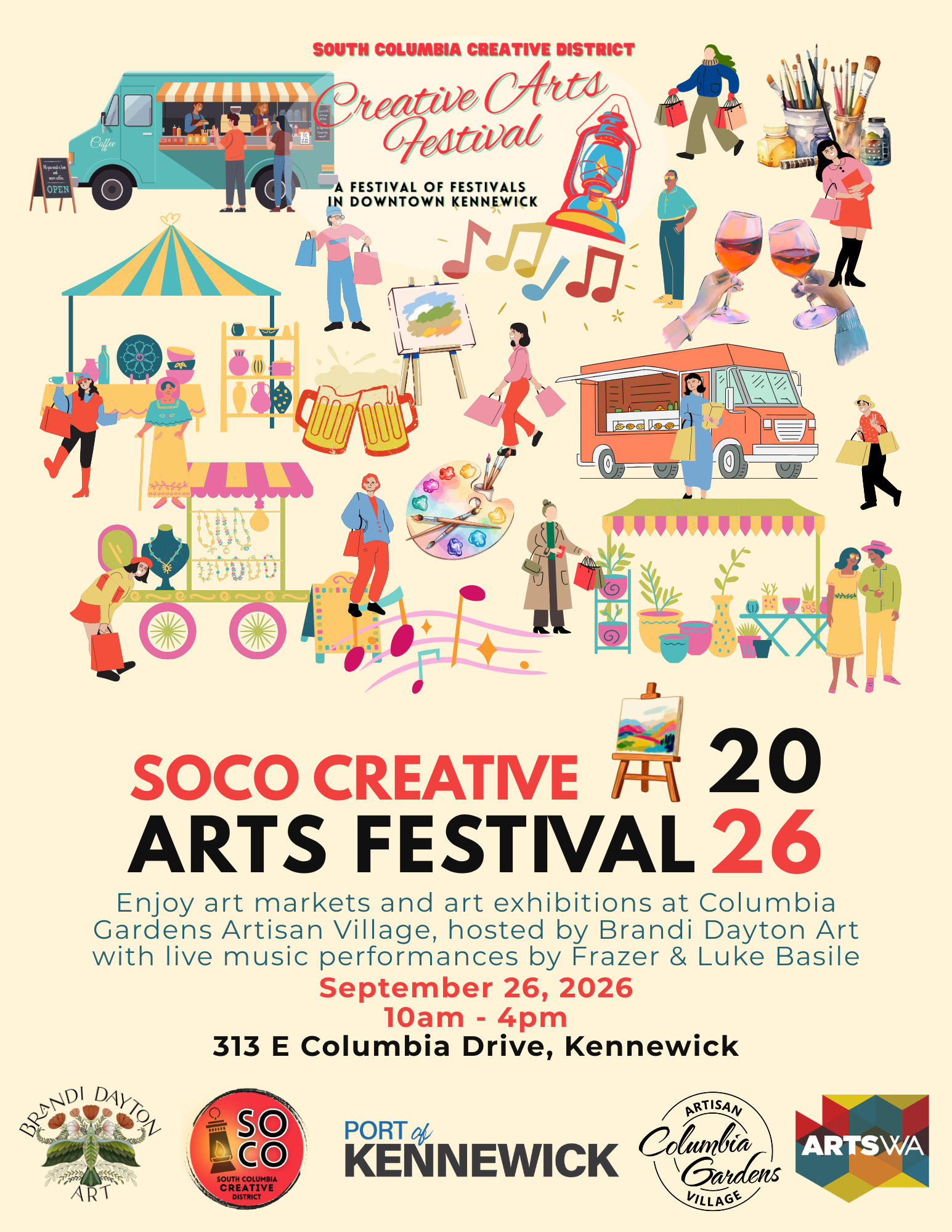 SOCO Creative Arts Festival Flyer 9.26.26