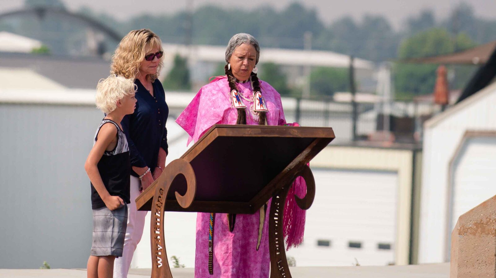 “Wiyák̉uktpa" (The Gathering Place) artwork dedication