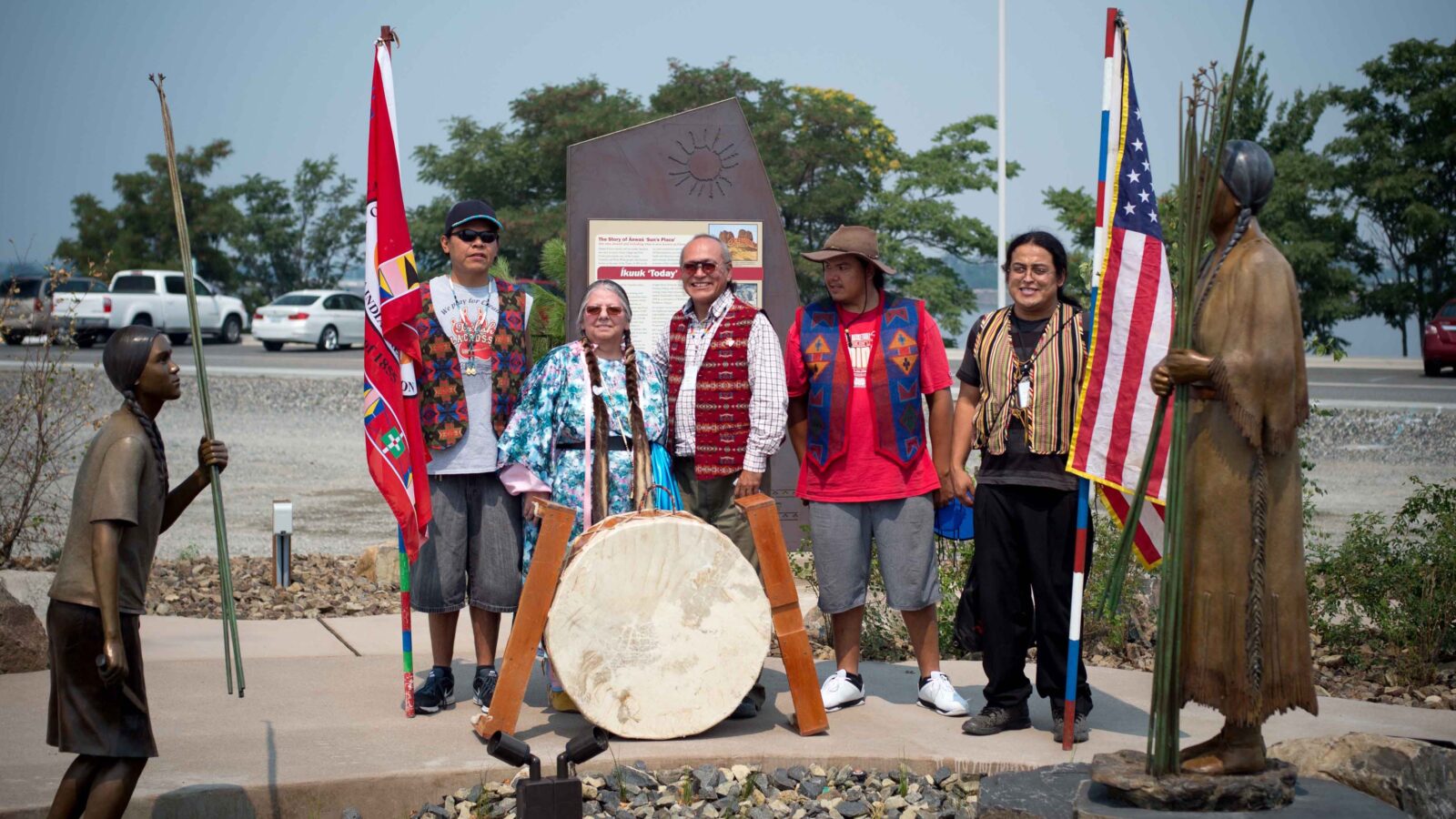 “Wiyák̉uktpa" (The Gathering Place) artwork dedication